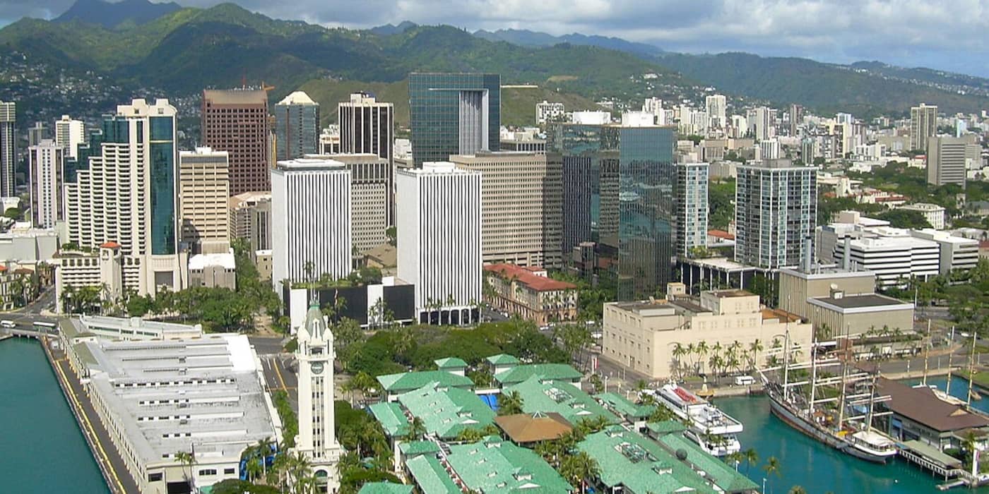 Honolulu City Skyline